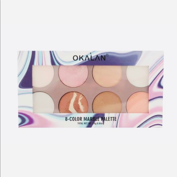 Okalan 8-Color Marble 🎨 palette - Picture 4 of 8